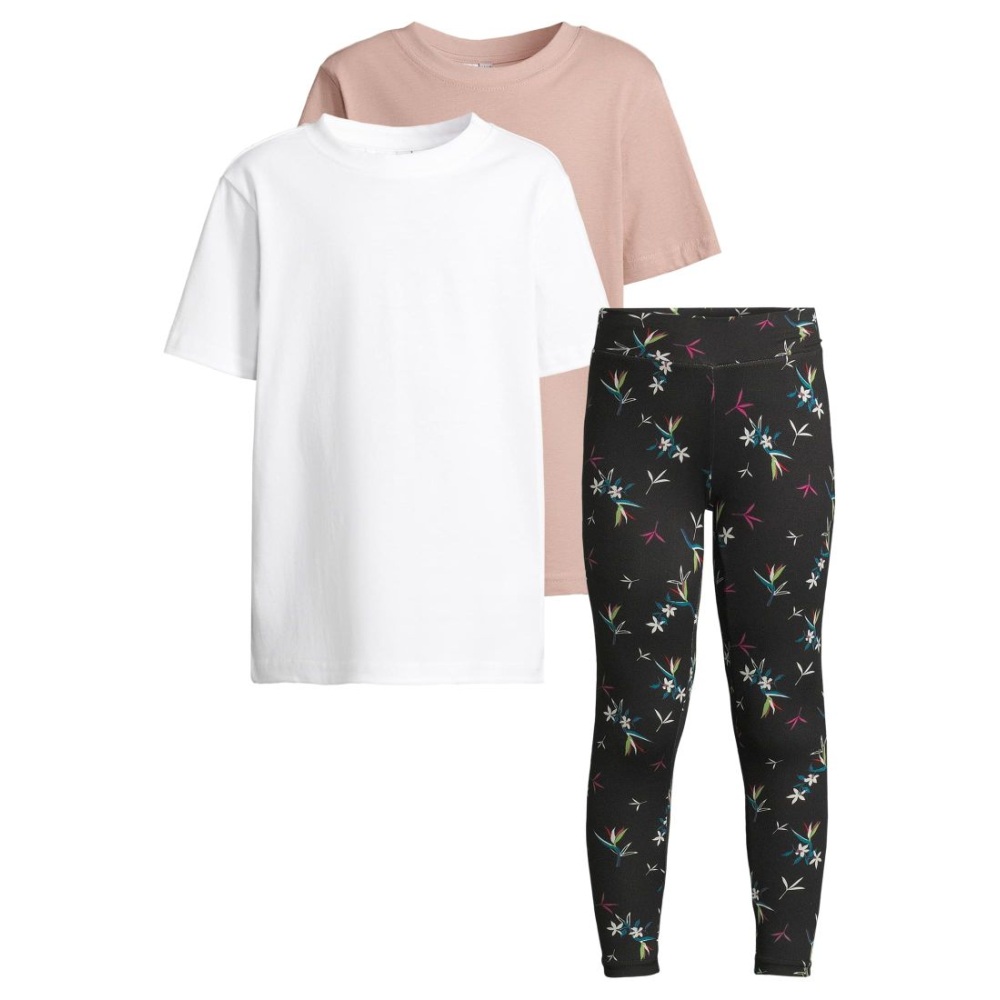 Urban Classics - 3-pack T-Shirt & Leggings Set Kinder T-shirt - Multicolours